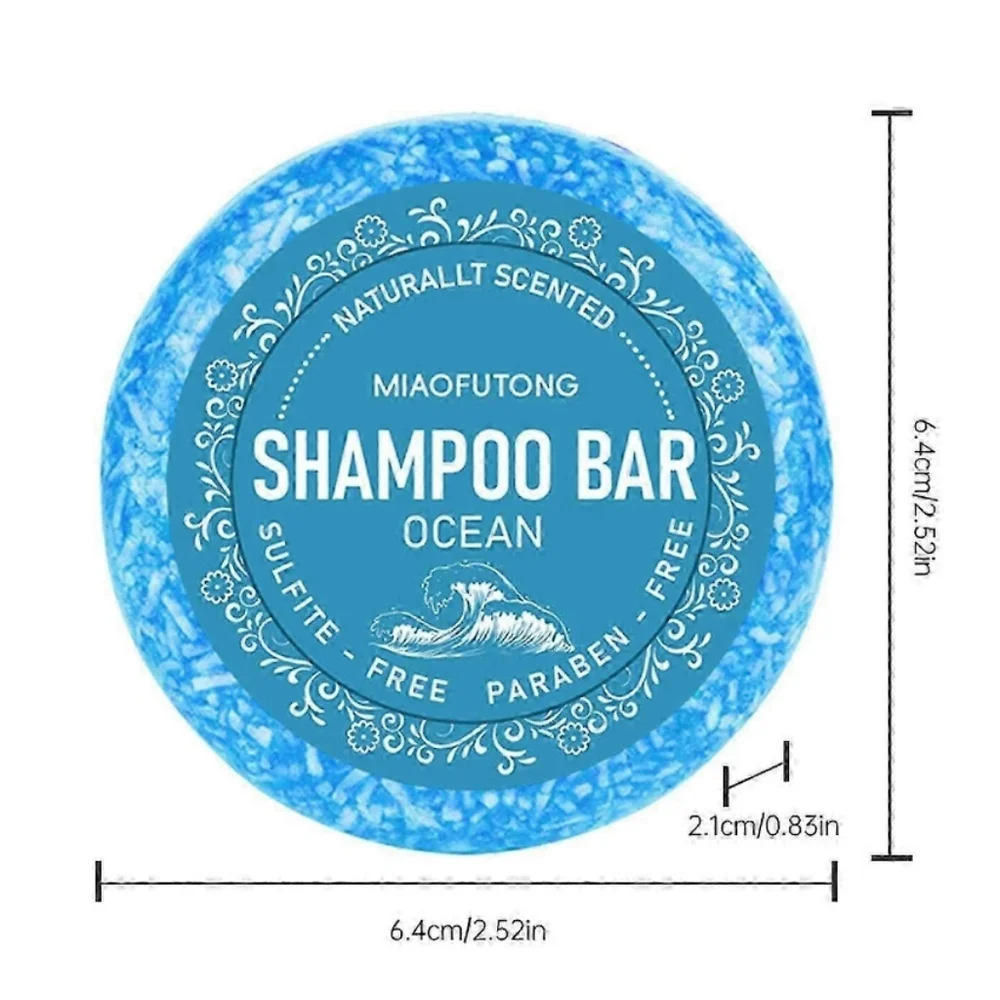 Miaofutong Shampoo‎ Bar Ocean NIP Sulfite & Paraben Free